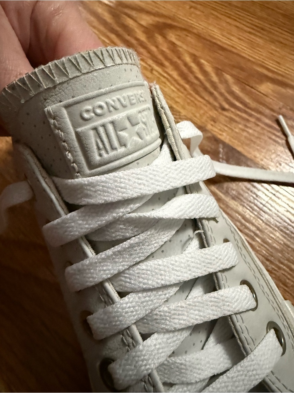 Chuck Taylor Converse All Star Lift Platform Shoes 569104C Photon Dust White 5.5 - Picture 8 of 11